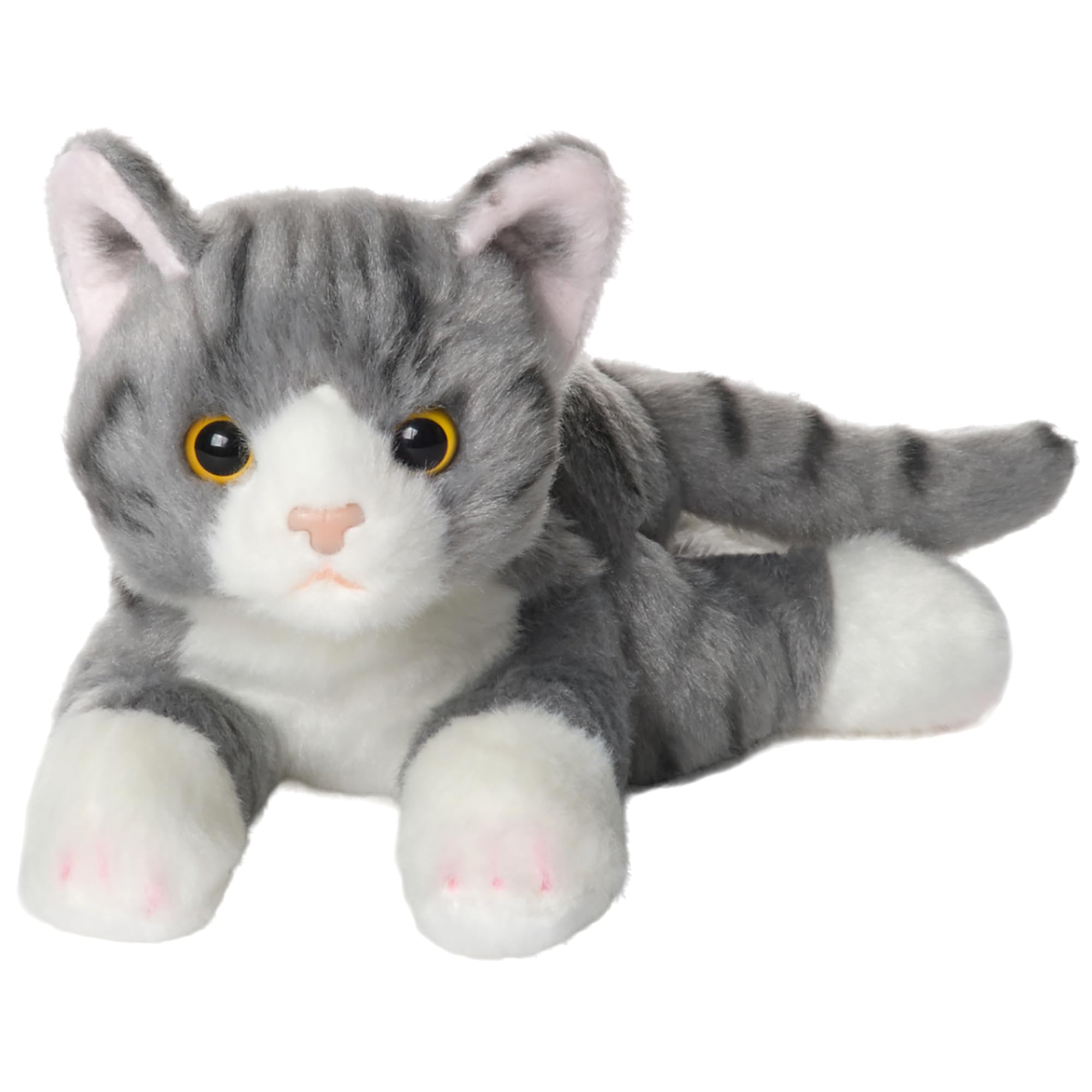 striped cat plush toy