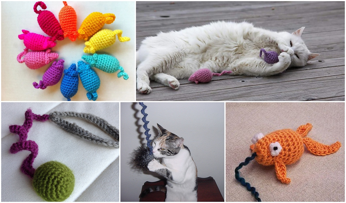 cat toy crochet pattern