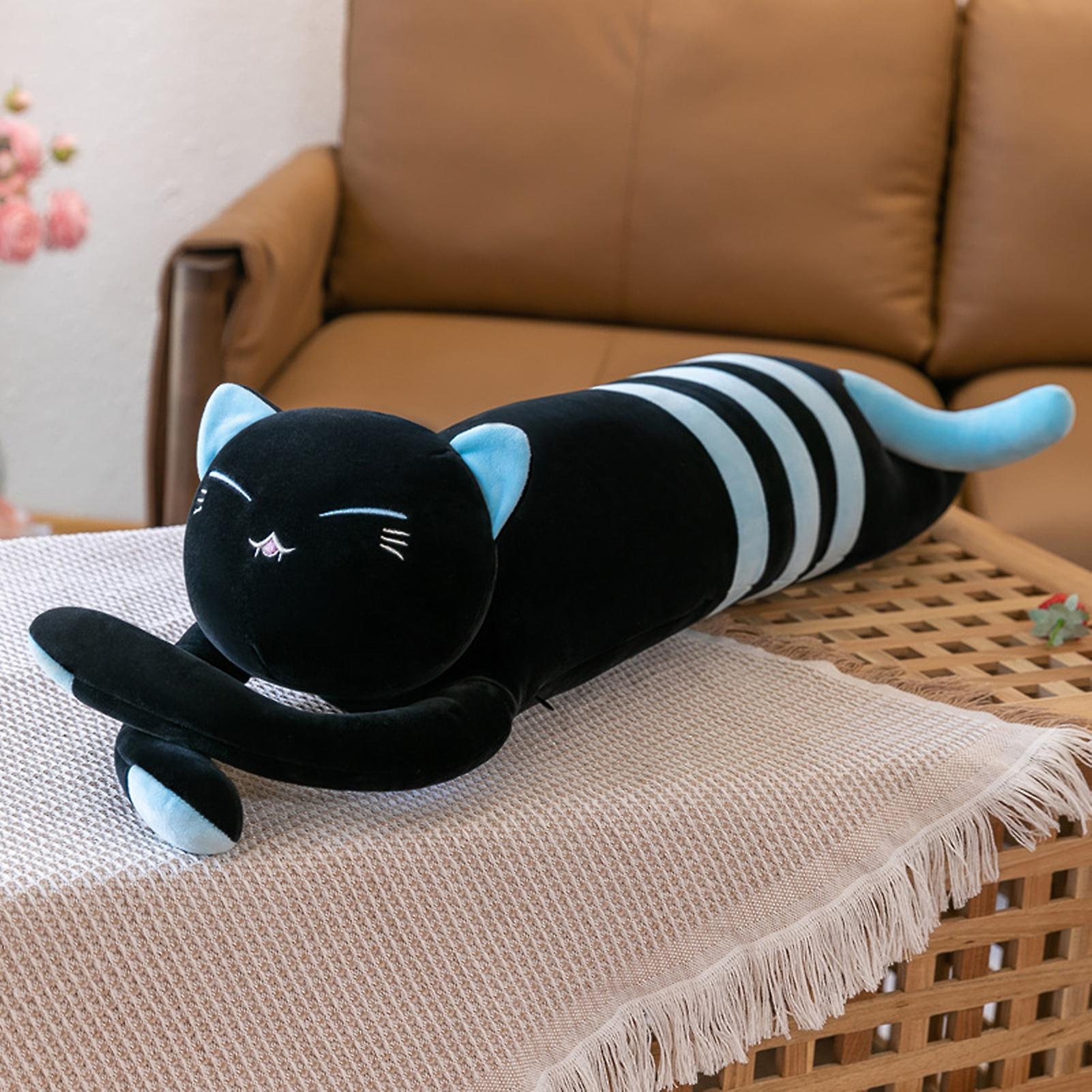 striped cat plush toy