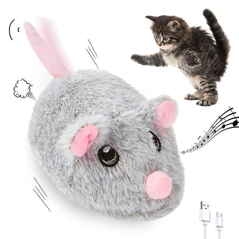 cat toy squeaky mouse