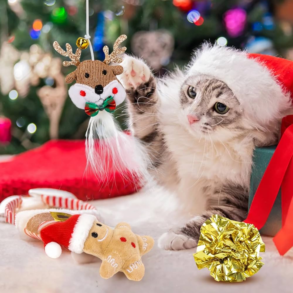 xmas cat toys