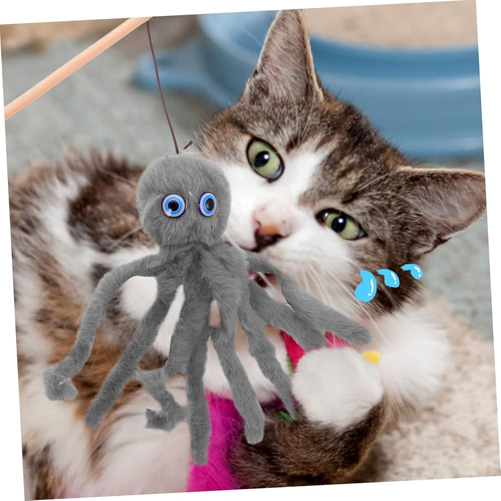 octopus cat toy