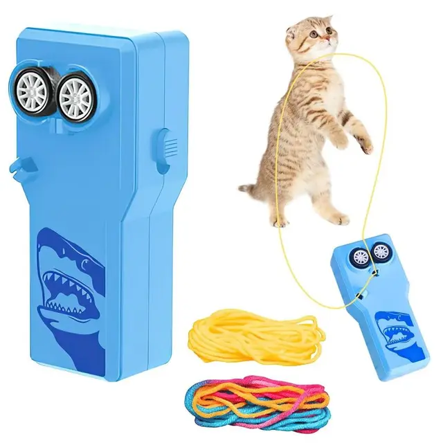 moody pet fling ama string cat toy