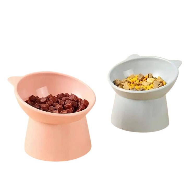 raised cat food bowls